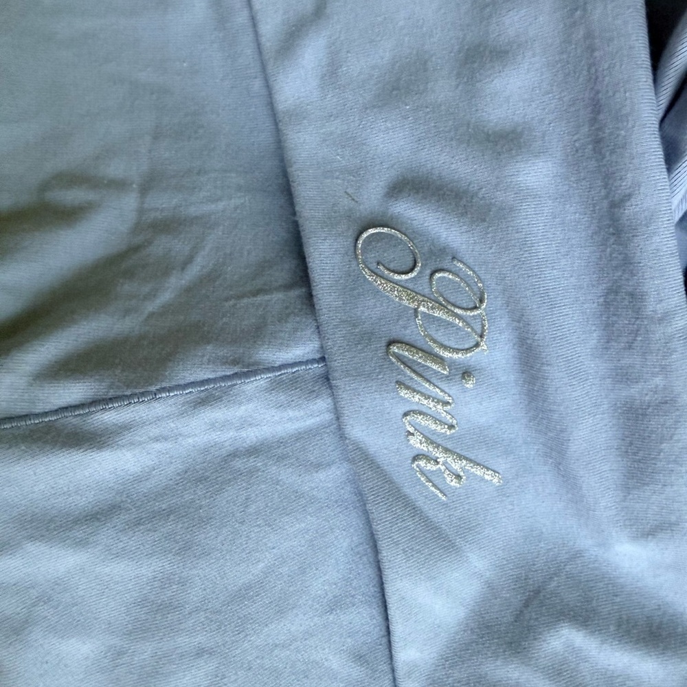 Victoria's Secret light blue fold over leggings Size XXL #loungewear #cozy